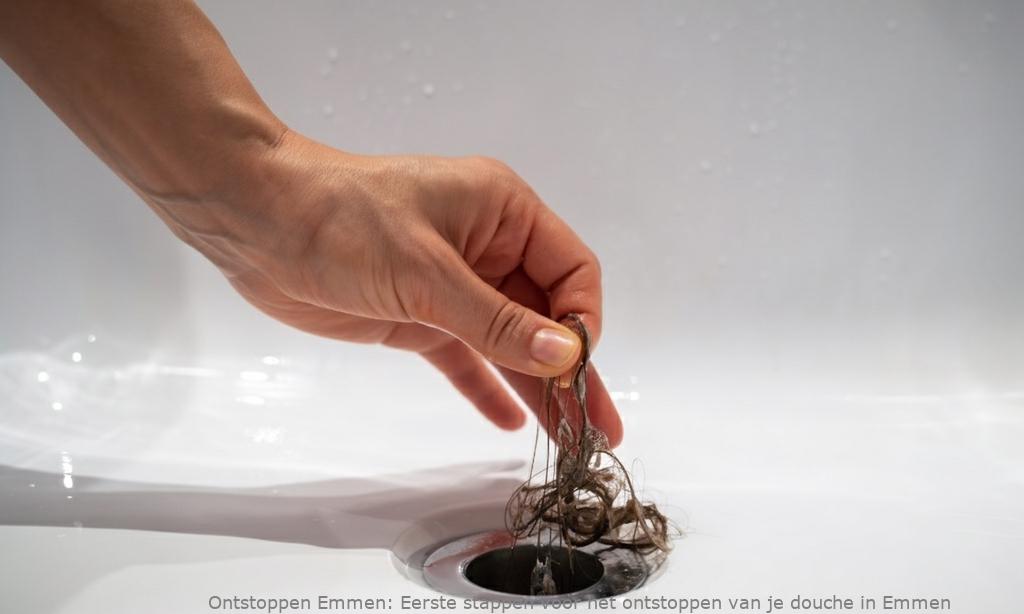 Eerste stappen voor het ontstoppen van je douche in Emmen