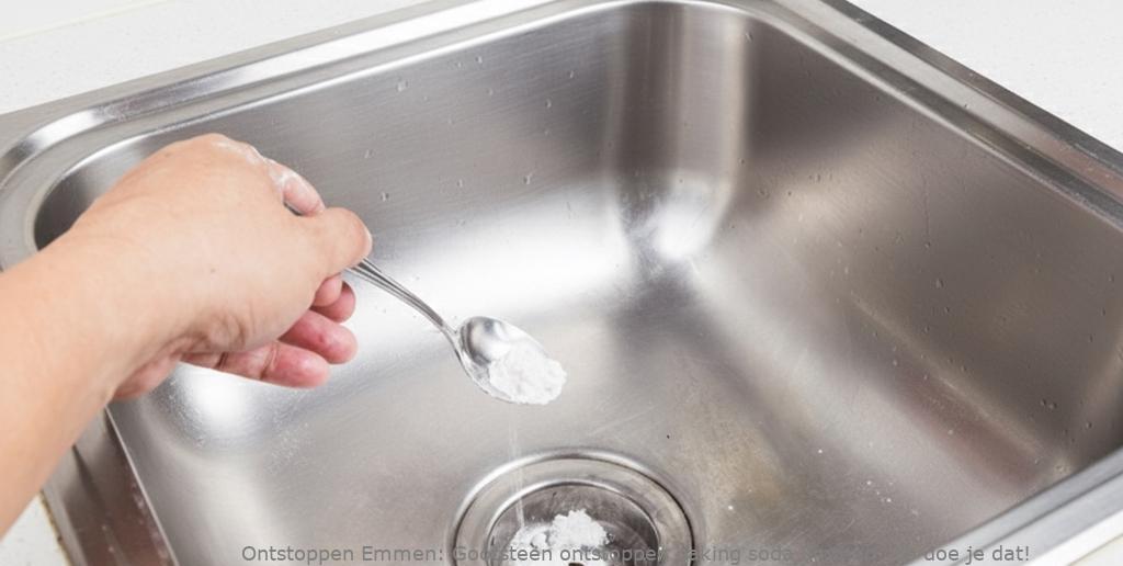 Gootsteen ontstoppen baking soda Emmen: Zo doe je dat!
