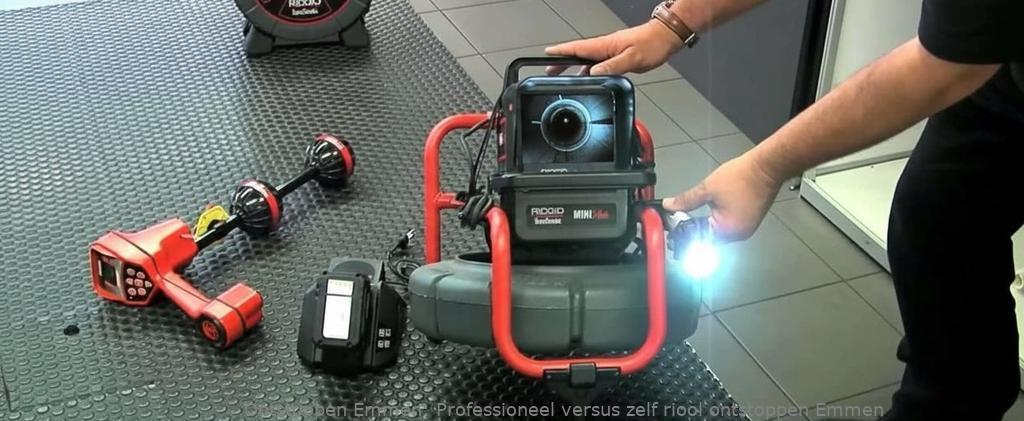 Professioneel versus zelf riool ontstoppen Emmen