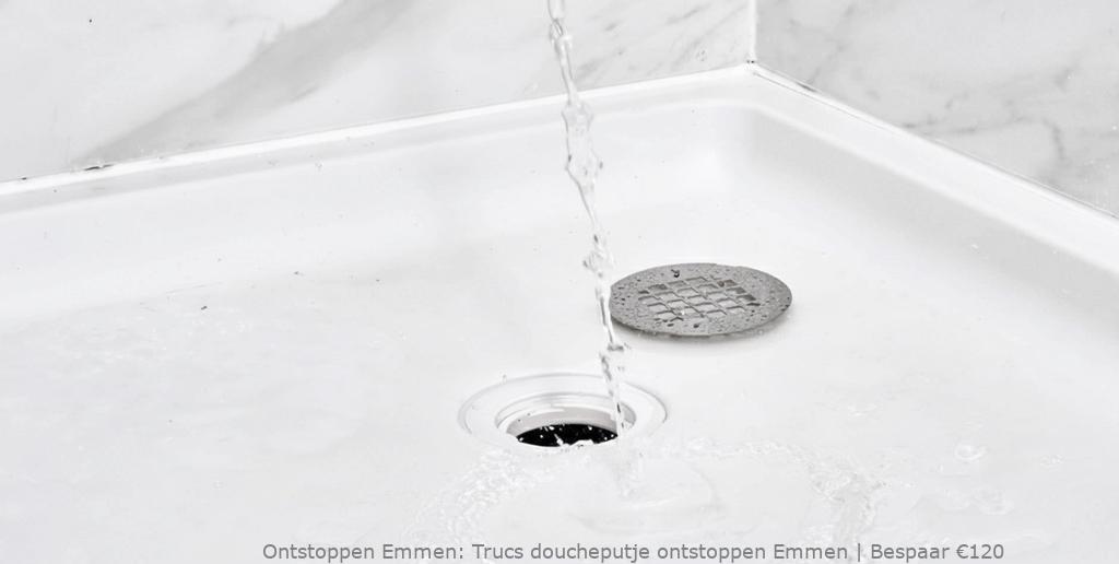 Trucs doucheputje ontstoppen Emmen | Bespaar €120