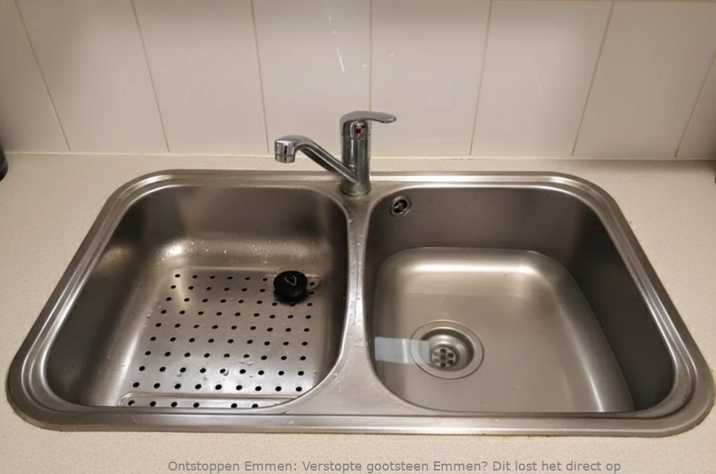 Verstopte gootsteen Emmen? Dit lost het direct op